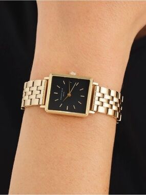 Rosefield Boxy XS Black Gold - Excellent Condition